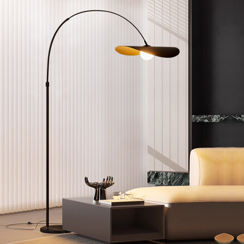 Velna | Buegulvlampe Design — Moderne Belysning for Stue 